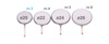 Mouth mirrors magnifying size 3 (20 mm) - 12 pcs box