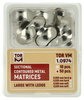 Sectional contoured metal matrices (50 pcs box) large with ledge 0.050mm hard - TOR VM