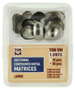 Sectional contoured metal matrices (50 pcs box) large 0.050mm soft - TOR VM
