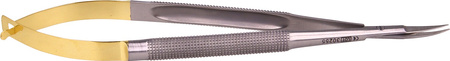 Wescott scissors with TC, curved - 14,5 cm