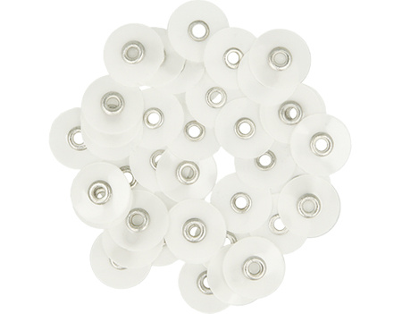Polishing discs for S-Flex mandrel (40 pcs box) 12 mm white superfine - TOR VM
