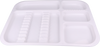 Plastic dental tray 34x24,5x2 cm (autoclavable) - white