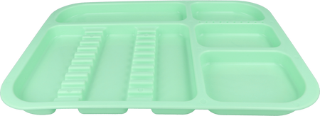 Plastic dental tray 34x24,5x2 cm (autoclavable) - green