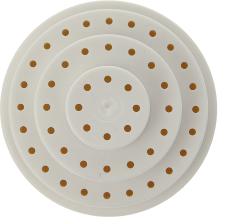 Plastic round HP bur box (for 48 burs/cutters) - white