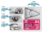 Saddle contoured metal matrices with springclip (18 pcs box) - TOR VM