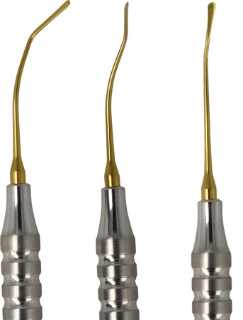 Filling instrument Paulo PIF-1 TiN hollow curved handle
