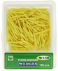 Fixing wooden wedges - one colour (100 pcs box), yellow - thin, long - TOR VM