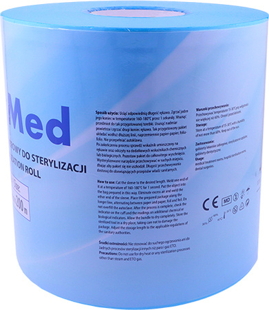 Sterilization sleeve on a roll 200m x 200 mm - SoftMed