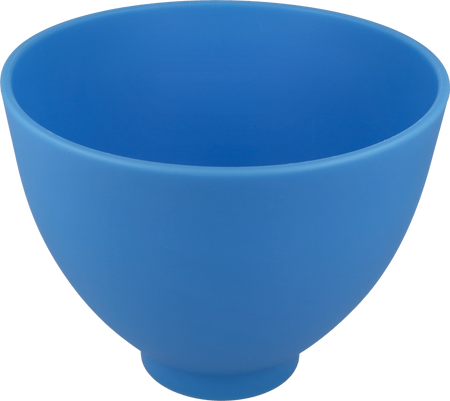 Alginate and gypsum flexible mixing bowl 15 cm - blue