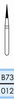 Diamond burs for FG handpiece swiss type B73 ( 3 pcs.)