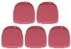 Denture box/case (set of 5 pcs) - with holes, 85x82x28, pink
