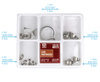 Lug matrices 18 pcs set + MD-Ring / 0,035 mm / 1.338 - TOR VM