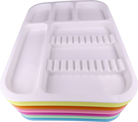 Tacka stomatologiczna 34x24,5x2 cm (plastikowa, autoklawowalna) - żółta