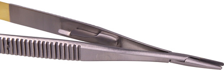 Igłotrzymacz mikrochirurgiczny Castroviejo TC, prosty 14 cm