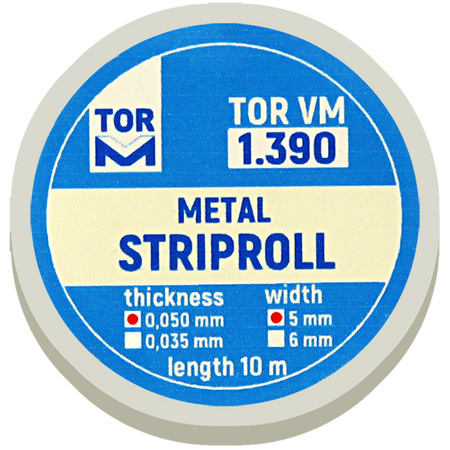 Matrix retainer striproll - 0,050 mm, 5 mm width, 10 m length (1.390)