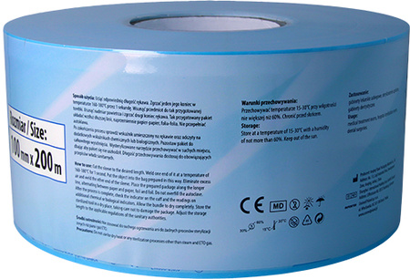 Sterilization sleeve on a roll 200m x 100 mm - SoftMed