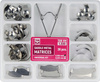 Saddle Contoured Metal Matrices. Universal Kit for Premolars 0,050 mm (36 pcs/box) - TOR VM